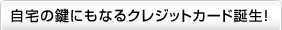 ����̌��ɂ��Ȃ�N���W�b�g�J�[�h�a���I