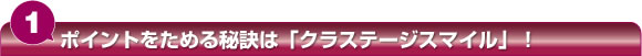 �|�C���g�����߂�錍�́u�N���X�e�[�W�X�}�C���v�I