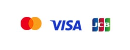 Mastercard、Visa、JCB