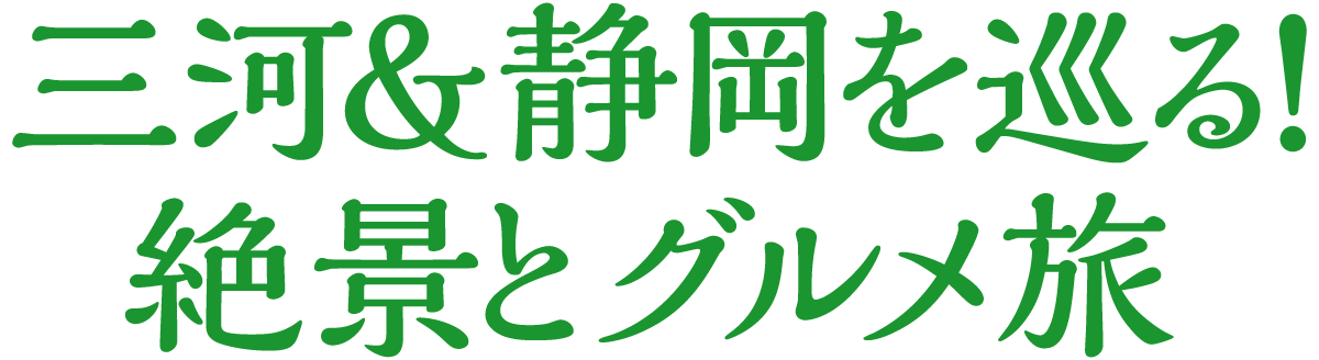 三河＆静岡を巡る！絶景とグルメ旅