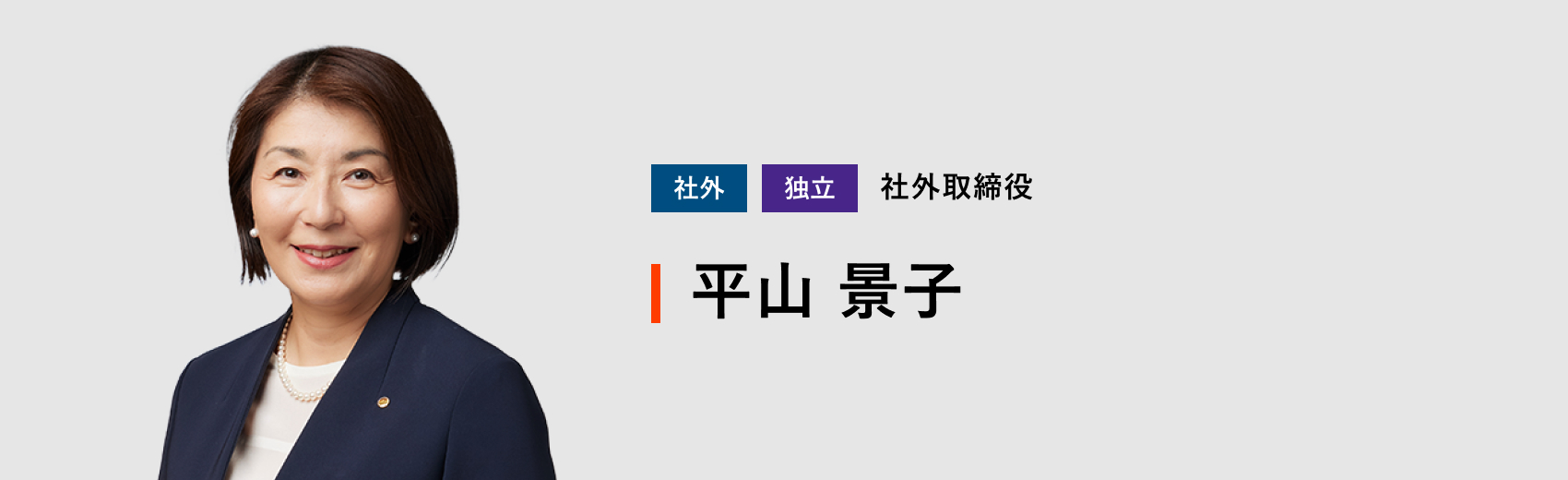 社外取締役 平山 景子