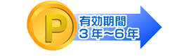 有効期間3年から6年