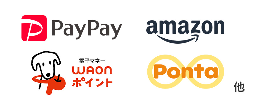 Pay Pay amazon 電子マネーWAONポイント PONTA 他