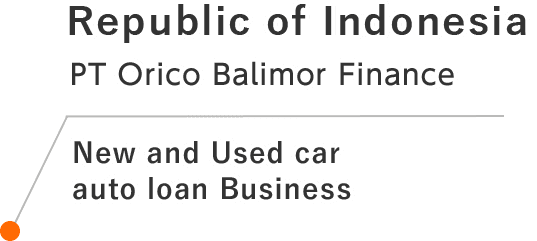 Republic of Indonesia / PT Orico Balimor Finance / New and Used car auto loan Business