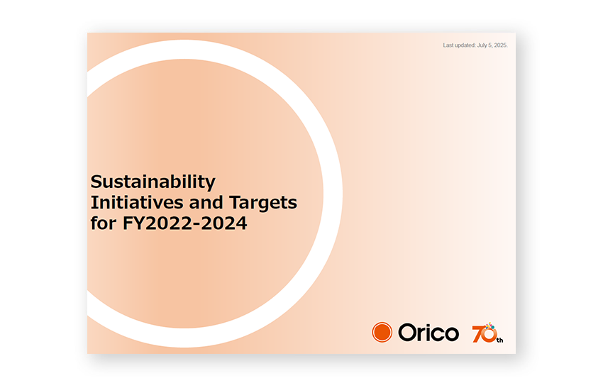 Sustainability Initiatives and Targets for FY2022-2024